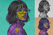 Pop Line Art Photo Effects, an Action Add-On by Amorjesu.com (Thumbnail 16 of 43)