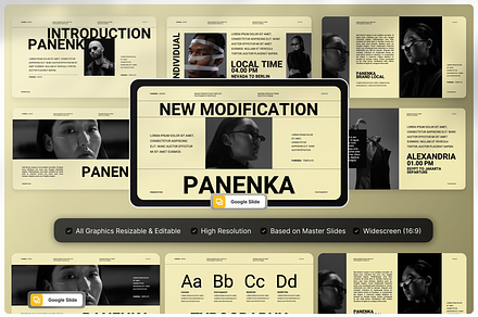 Photography Portfolio Google Slide, a Presentation Template by Annora Studio