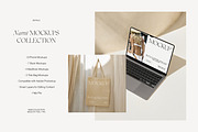 iPhone MacBook Tote Bag Book Mockups, an iPhone Mockup by Feel This (Thumbnail 7 of 9)