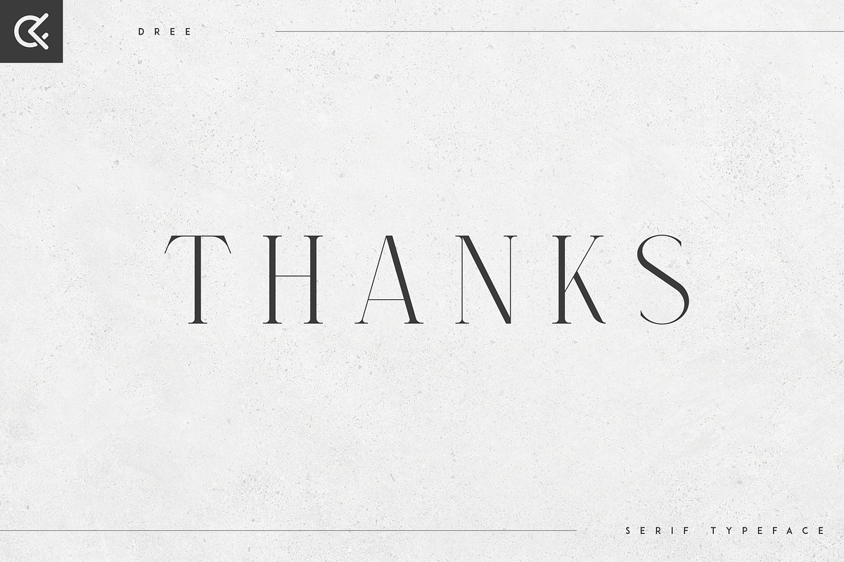 Dree serif typeface - 6 fonts, a Serif Font by Only Fonts (Photo 10 of 10)