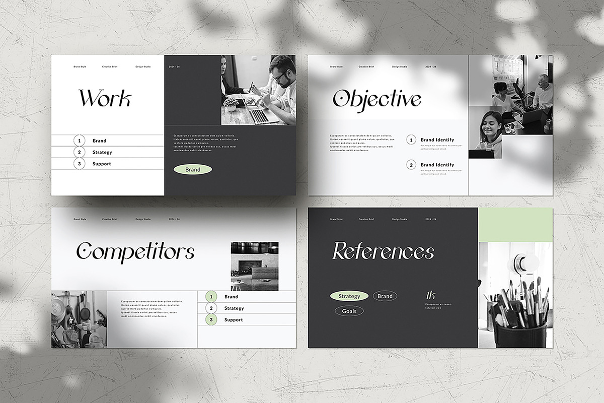 Creative Brief Template, a Presentation Template by WhiteGraphic (Photo 5 of 8)