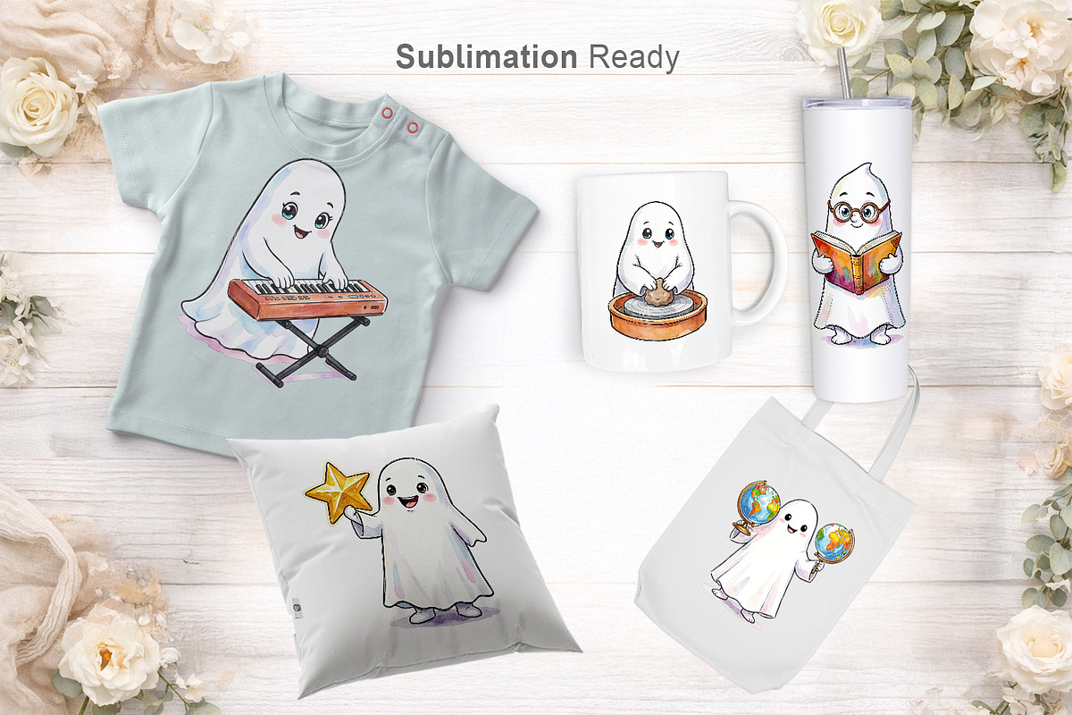 Teacher Ghost Sublimation, an Illustration by Artnoy (Photo 7 of 8)