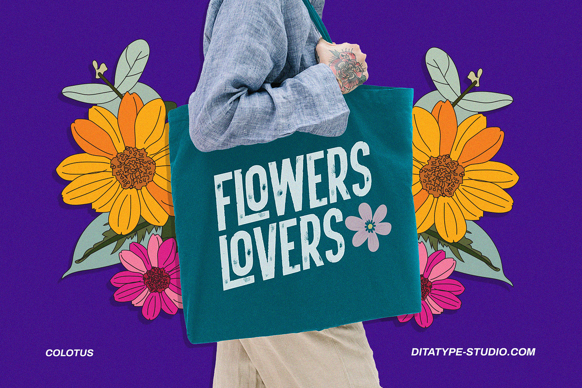 Colotus, a Script Font by Ditatype (Photo 9 of 10)