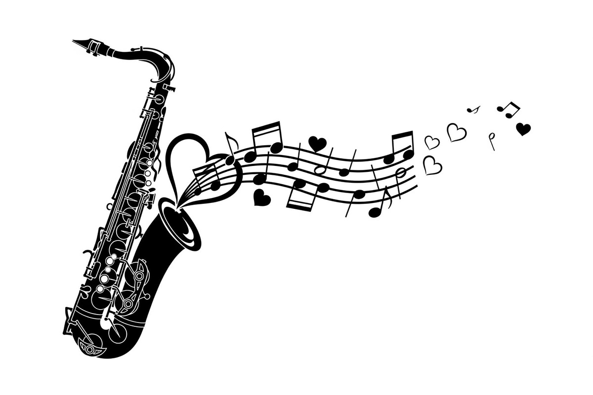Saxophone Music Love Vector Bundle, an Illustration by Designs_River (Photo 29 of 51)