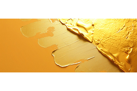 Golden Paint Spread Across a Vibrant, a Background Photo by BazziBa♥