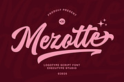 Mezotte - Bold Script Logotype, a Script Font by executypeStudio (Thumbnail 1 of 10)