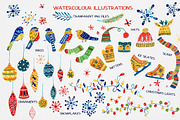 Watercolour Winter Rainbow, an Illustration by Anna Ivanir (Thumbnail 6 of 9)
