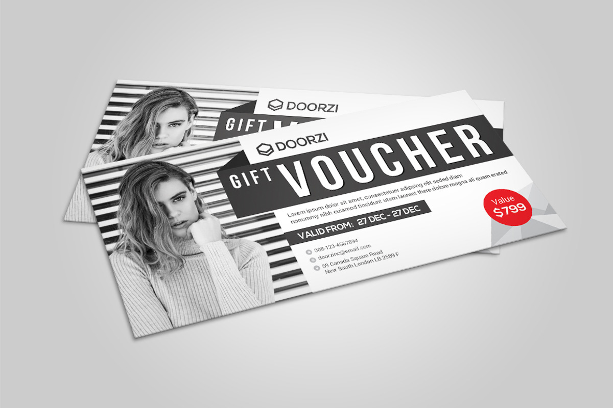 Gift Voucher, a Card Template by Orcshape Studio (Photo 1 of 3)