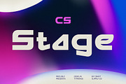 CS Stage – Futuristic Font, a Sans Serif Font by Craft Supply Co. (Thumbnail 1 of 8)