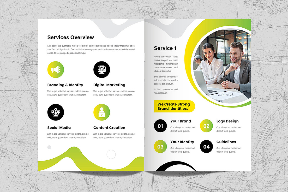 Sales Kit Template, a Brochure Template by White Graphic (Photo 6 of 11)