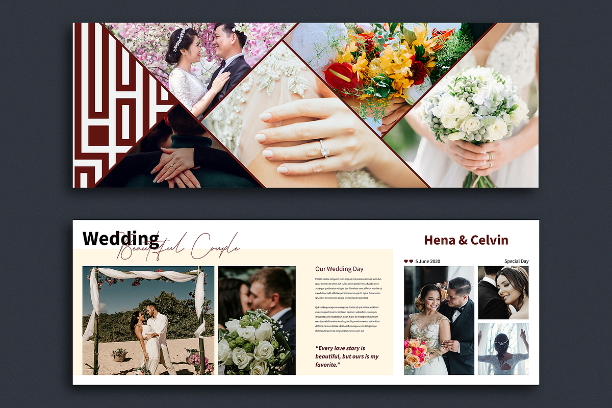 Photo Album Template, a Brochure Template by ArtisticLand (Photo 4 of 9)
