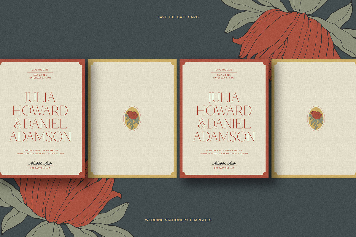 Red Rose | Wedding Stationery, an Invitation Template by Evgeniya Goktas (Photo 2 of 8)