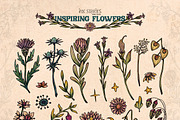 Inspiring Flowers, a Decorative Illustration by Ink Stories (Thumbnail 2 of 21)