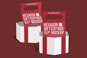Gift Box Mockup, a Packaging Mockup by Unerispace (Thumbnail 2 of 4)