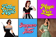 Donatello - new groovy script, a Script Font by madeDeduk (Thumbnail 6 of 16)