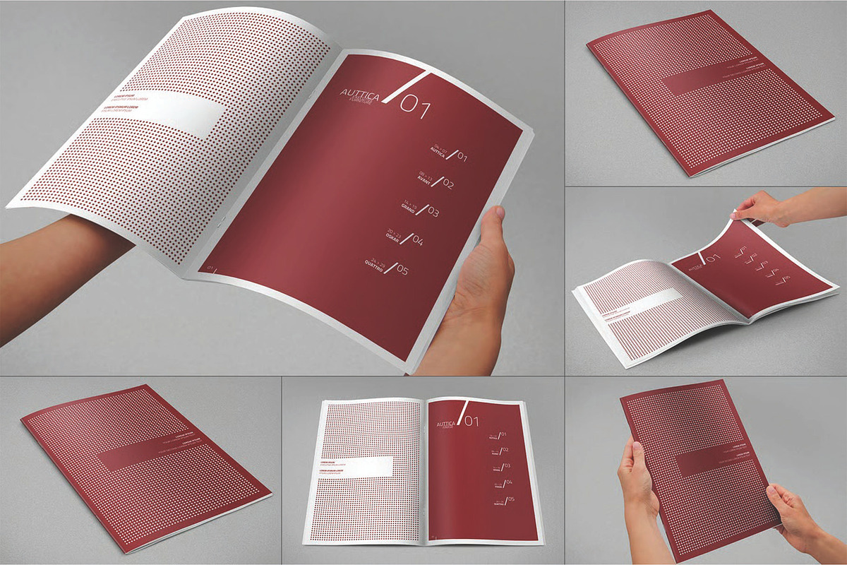 Premium A4 Brochure Mockup, an Advertising Mockup by DesignRushMarket (Photo 1 of 8)