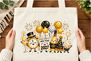 Sparkling New Year 2027 Celebration, a Seasonal Illustration by Printable Design Store (Thumbnail 5 of 5)