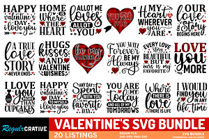 Valentine's Day Svg Bundle