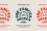 Reuben - A Vintage Display Font, a Sans Serif Font by JK Design Co. (Thumbnail 5 of 8)