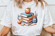 Back to School Books Stack, an Illustration by CraftArtStudio (Thumbnail 4 of 6)