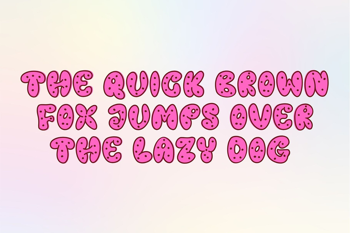 Melted Donuts, a Handwritten Font by Letterafa Studio (Photo 2 of 7)