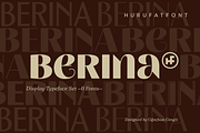 Berina Display, a Sans Serif Font by Hurufatfont (Thumbnail 1 of 16)