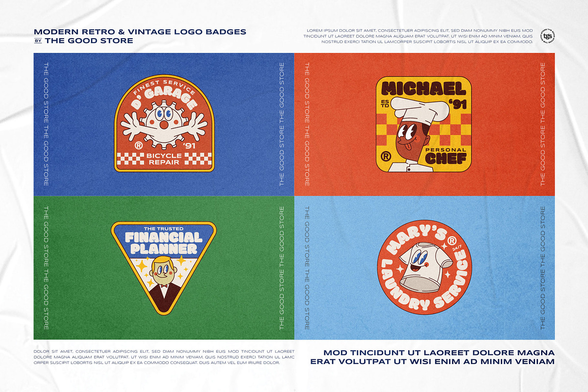 Illustration Logo Badges Bundle, a Branding & Logo Template by The Good Store (Photo 5 of 10)