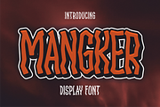 Mangker, a Sans Serif Font by lelevien (Thumbnail 1 of 6)