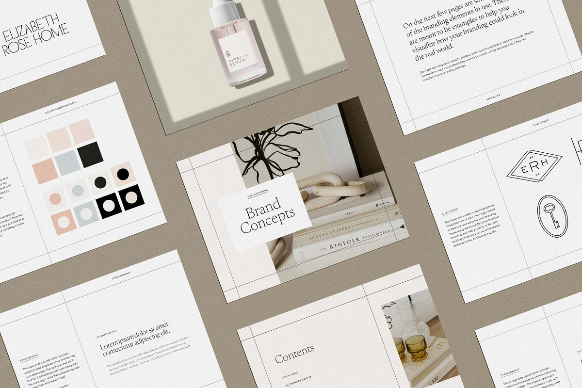Brand Concept Presentation Template, a Presentation Template by Madewest Supply Co. (Photo 2 of 5)