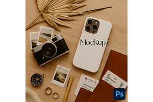 iPhone Tough Phone Case Mockup