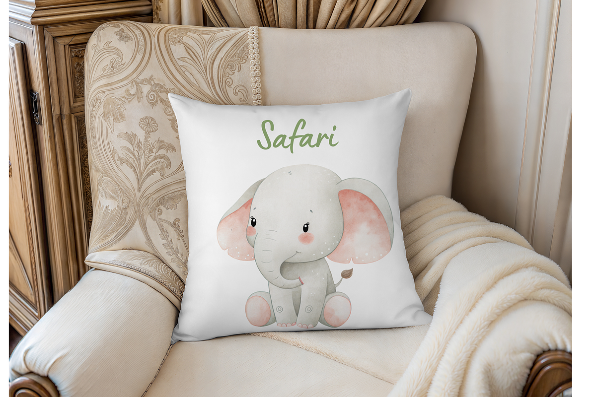 Safari Friends Watercolor Clipart, an Illustration by MockupWizard (Photo 4 of 4)