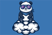 Cool Panda Mascot Logo, an Animal Illustration by Izdihaar_Studio (Thumbnail 2 of 4)