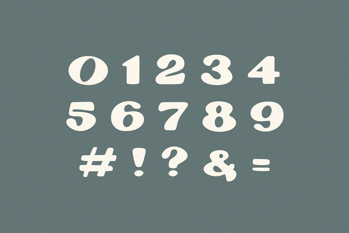Oasis, a Slab Serif Font by Bruised Goods (Photo 1 of 5)