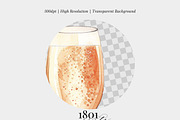 Rose Champagne Illustration, an Illustration by 1801Prints (Thumbnail 4 of 4)