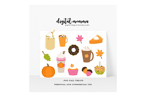 Sweet Fall Treats PNG Clipart