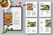 Minimal Recipe Ebook Template, a Brochure Template by StockInDesign (Thumbnail 1 of 7)