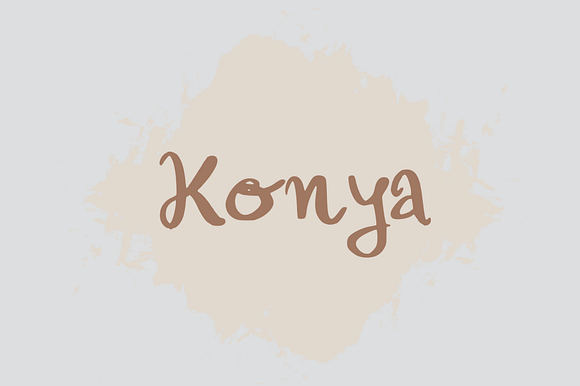 Konya Handwritten Script Font preview 5