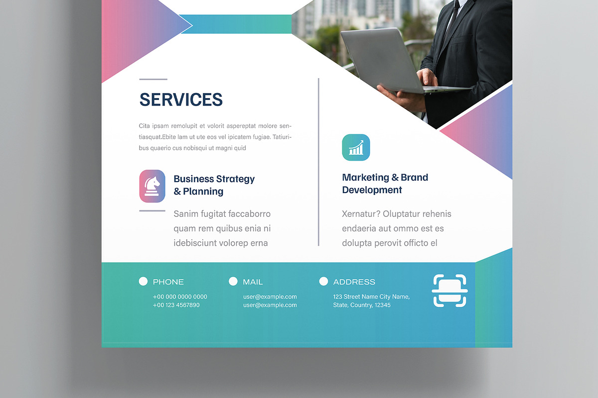 Corporate Business Flyer Design, a Flyer Template by MightyDesign (Photo 3 of 8)