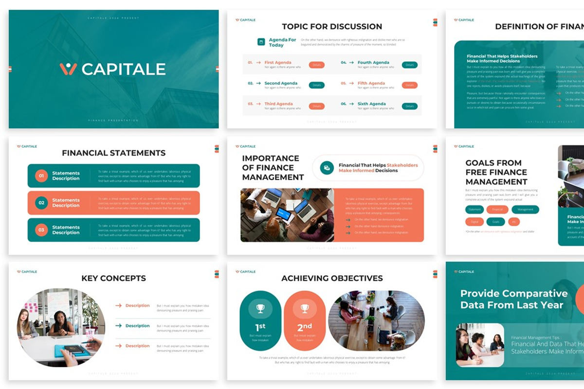 Capitale - Finance Powerpoint, a Presentation Template by SlideFactory (Photo 2 of 4)