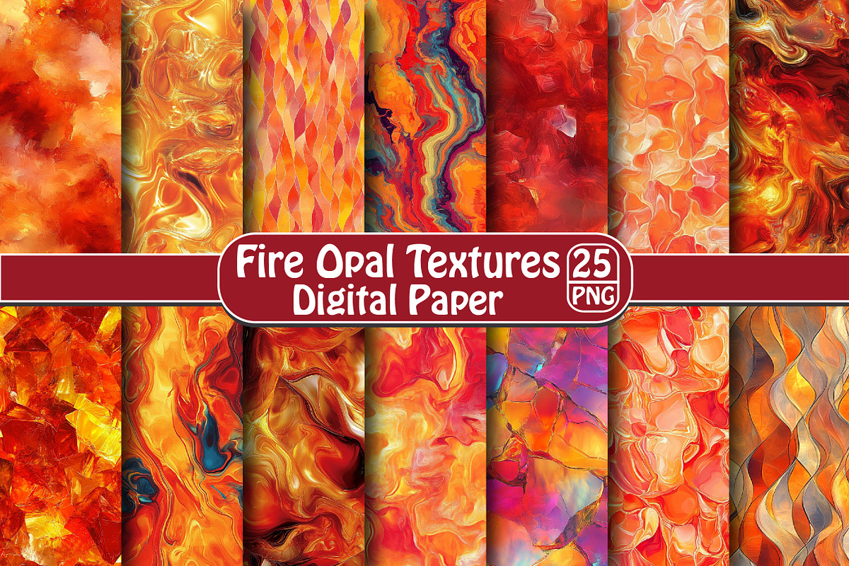 Fire Opal Textures, an Illustration by DreamPrint404 (Photo 1 of 5)