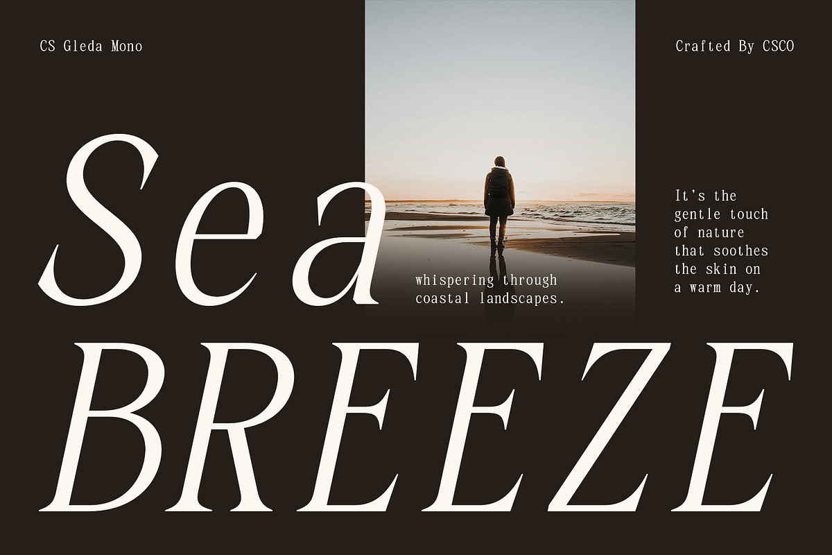 CS Gleda Mono – Monospaced Font, a Serif Font by Craft Supply Co. (Photo 5 of 8)