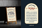 Troska, a Sans Serif Font by Burntilldead (Thumbnail 7 of 12)