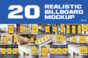 20 Outdoor Billboard Mockup Vol.3