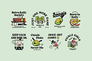 Retro Pickleball Graphic, an Object Graphic by Skilline Supply Co. (Thumbnail 6 of 12)