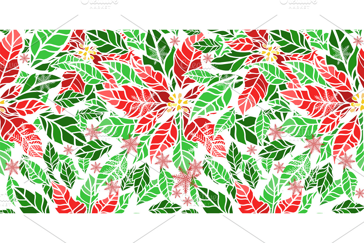 Seamless Christmas background with, a Texture Illustration by Nenahliadava Design