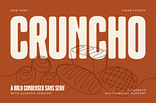 Cruncho - A Bold Condensed Sans