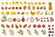 Modern Tropical Fruits Collection, an Object Graphic by IRSYART (Thumbnail 2 of 13)