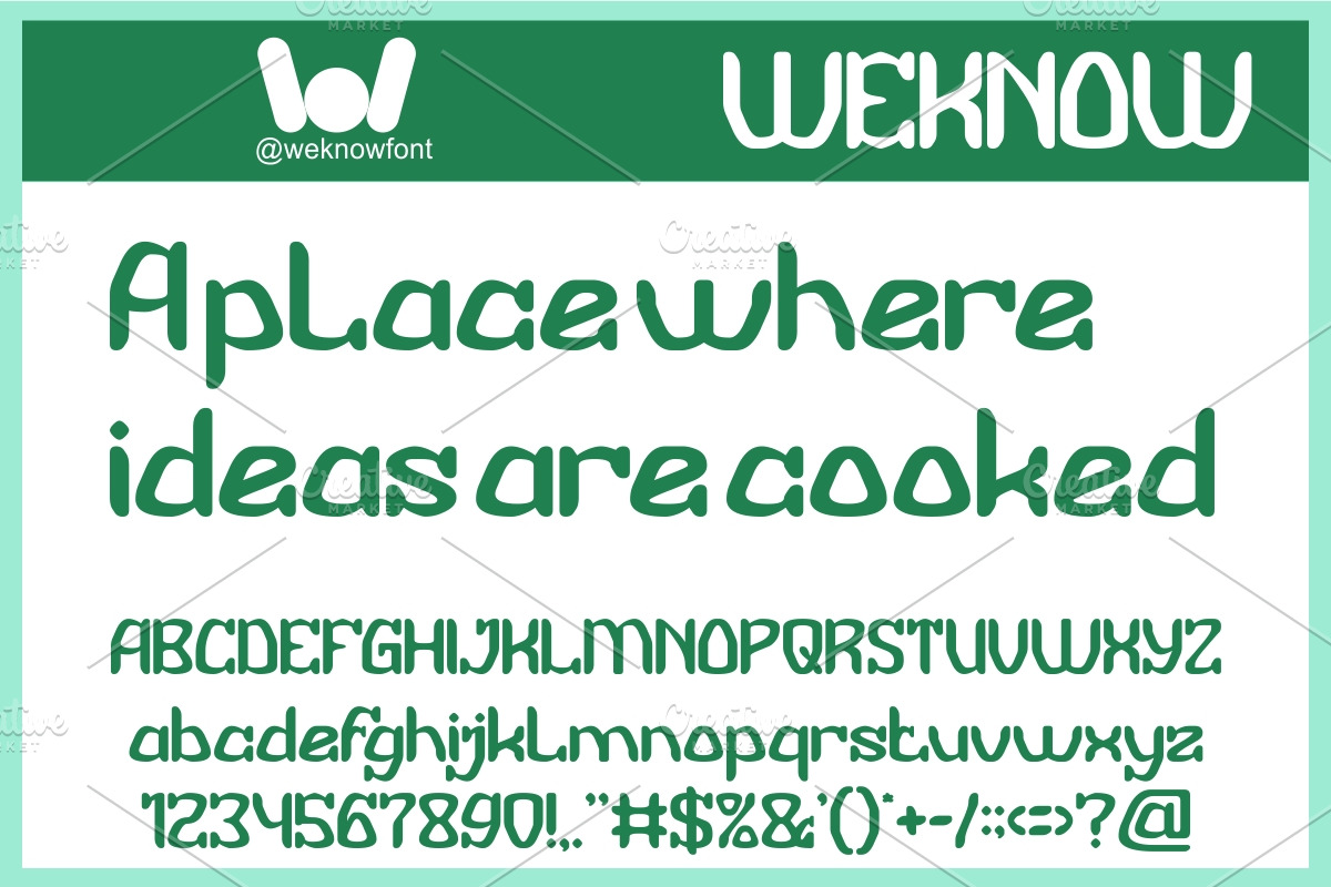 Jumping Frog, a Handwritten Font by weknow (Photo 3 of 8)