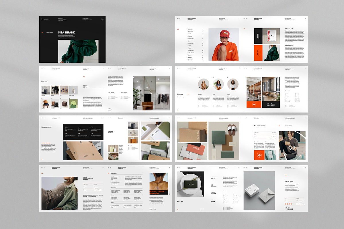 Portfolio Template, a Brochure Template by S A N D Y (Photo 10 of 10)