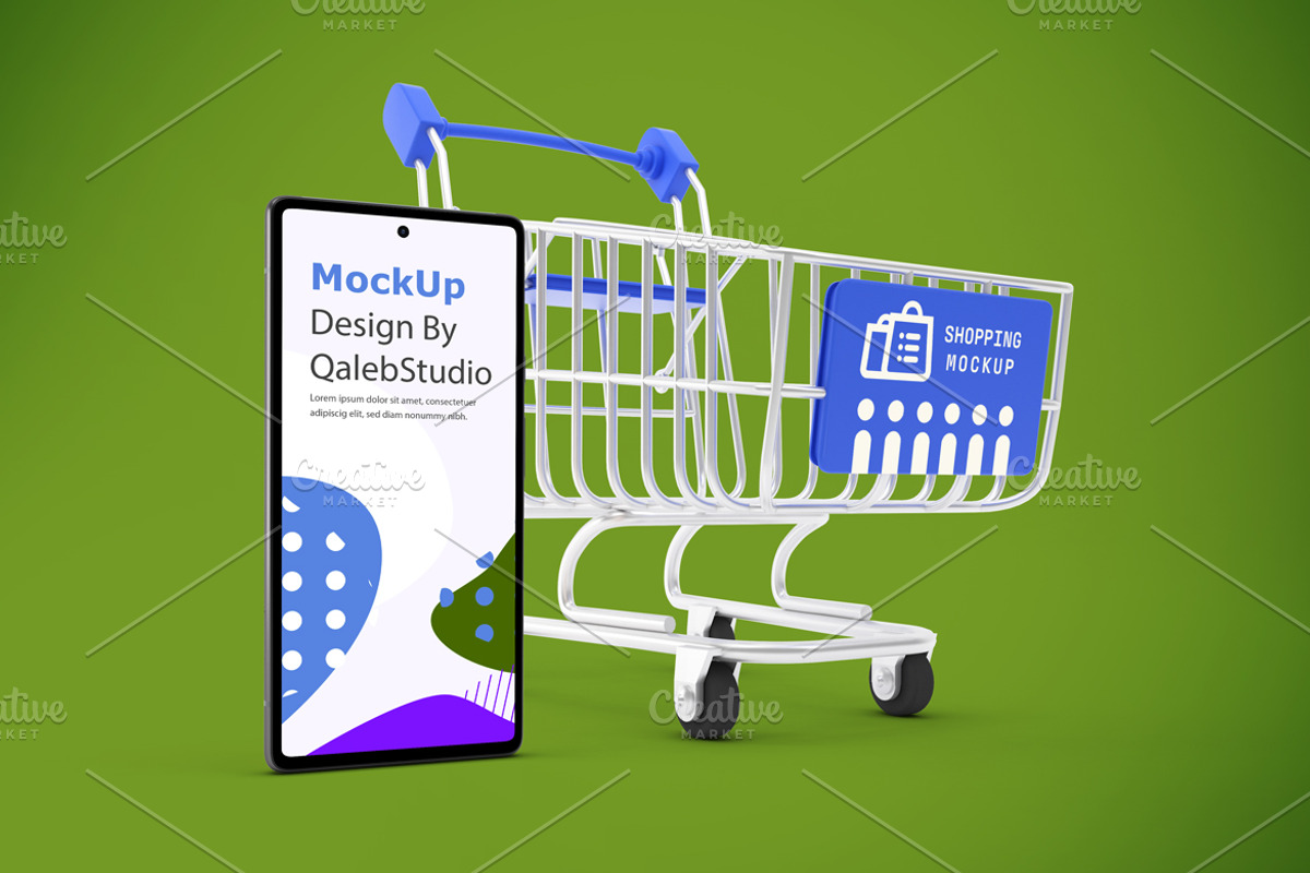 Pixel 6 Shopping Mockup, an Android Mockup by Qaleb Studio (Photo 7 of 13)